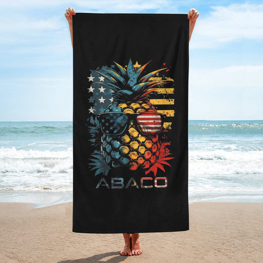 Abaco American Pineapple Ultra Soft Beach Towel